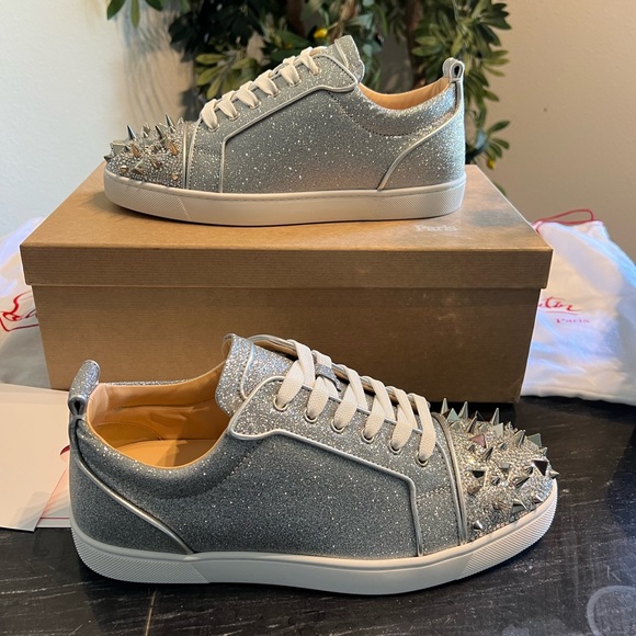 🛑Christian Louboutin Louis Junior P Pik Pik Strass🛑 - Picture 1 of 9